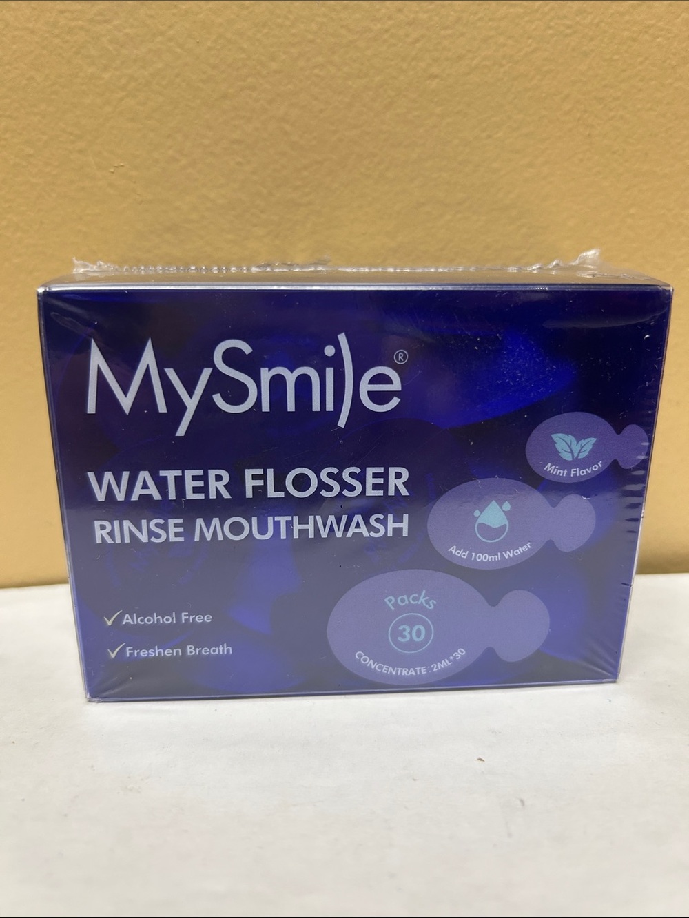 My Smile Water Flosser Rinse Mouthwash - (30 Packs)
